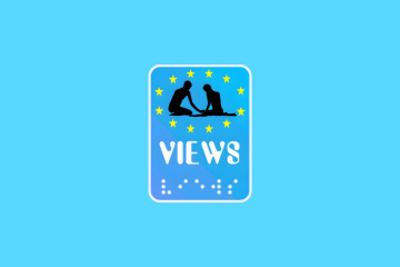 Background aqua with VIEWS logo