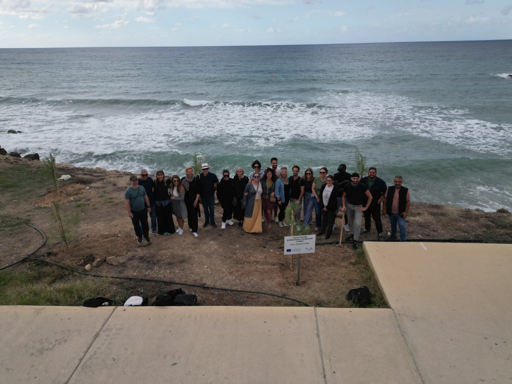 photo group with the planted trees along the coastline at Antasia – Sodap Beach
